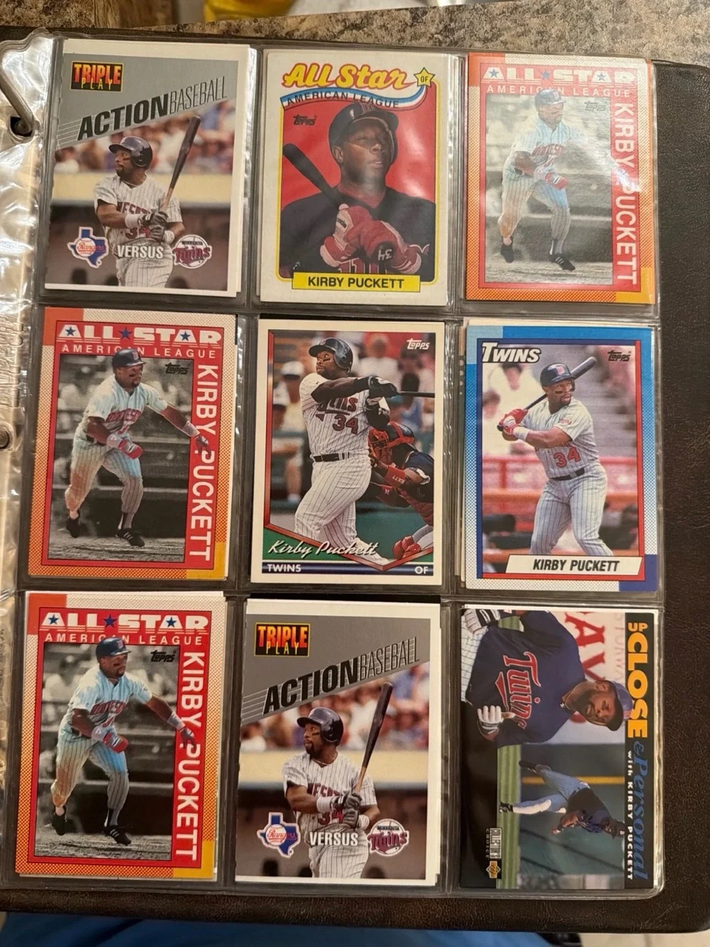 Vintage Baseball Card Binder Lot (ft. Yankees, Kirby Puckett and other HOF’ers)